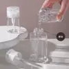 Botellas Portátiles Recargables para Viaje, Botellas Vacías Recargables Tipo Prensa para Productos de Cuidado de la Piel, Herramientas de Maquillaje, Desmaquillante, Botellas de Champú