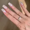Anillo Minimalista de Doble Capa de Satén Estilo Europeo y Americano para Mujer, Anillo Abierto Ajustable con Pedrería Bloqueo de Color Vintage de Mediados de Siglo
