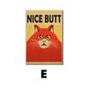 Pintura Decorativa Desenho Animado Nórdico para Quarto Infantil Amazon Atacado Pintura em Tela de Gato Pôster Dropshipping Transfronteiriço Núcleo de Pintura HD