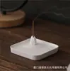 Nuevo Portaincienso de Yeso Estilo Chino, Quemador de Incienso de Línea de Sándalo y Portaincienso, Accesorios para Quemador de Incienso, Soporte de Incienso Zen, Adornos Blancos para Oficina