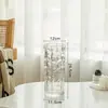 Decoración jarrón glaciar sala de estar arreglo floral lujo ligero gama alta vidrio transparente hidropónico rosa lirio especial cristal