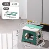 Taburete Plegable para el Hogar Silla de Puesto Silla Plegable de Plástico Portátil para Pesca al Aire Libre Camping Banco Pequeño Plegable Venta al por Mayor