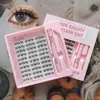 Kit de Cílios Postiços Transfronteiriços Grande Capacidade Volume Grande Flor Cílios Postiços Cílios Postiços Simulados Naturais Segmentados Estilo Europeu Olhos Grandes