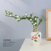 Baoshi Nieve de junio maceta hidropónica bonsái forma de acantilado oficina interior mesa fácil de cuidar plantas de follaje mesa de centro agua