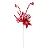 Nuchi Ornamentos de Galho de Natal Transfronteiriços Vara Torcida de Bengala Doce Decorações Penduradas Decoração de Árvore de Natal Arranjo de Festa de Feriado