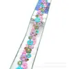 Nuevo encaje de bordado étnico lentejuela dorada código de barras ropa china bordado de malla 5CM de ancho