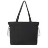 Bolsa de tela de nailon impermeable de gran capacidad para el trabajo, bandolera para el commute, bolso de mano para estudiante, bolsa de lona, bolsa de yoga