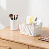 Cesta de Almacenamiento Redonda Simple para Escritorio, Cesta de Almacenamiento para Ducha de Baño, Cesta Multifuncional para Almacenamiento de Frutas y Verduras de Cocina