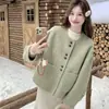 Abrigo Pequeño Estilo Chanel para Mujer Corto para Petite 2026 Nueva Versión Coreana Abrigo de Lana Otoño/Invierno Lana de Alta Gama