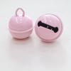 Campana Redonda Pequeña para Mascotas de 22 mm de Colores Pintados Dulces, Accesorios DIY para Llavero, Campana Colgante de Metal Navideño