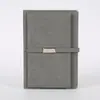 Venta al por mayor de fábrica caja de regalo para cuaderno de negocios de cuero sintético traje cuaderno con cierre magnético retro papelería cuaderno se puede imprimir logotipo