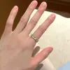 Anel de Borboleta Doce Tridimensional para Mulheres, Anel Aberto Flexível Colorido de Esmalte Gotejado Exquisito, Anel de Dedo Indicador Nicho Estilo Ins da Moda