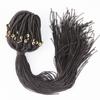 Cordão para chaveiro trançado feito à mão com nó de diamante em nylon com nó duplo plano e fivela de cobre com corda trançada e acessórios para chaveiro em estoque