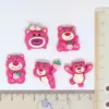 Serie de Fresas Oso de Fresa Pasador Accesorios DIY Bolsa de Materiales DIY Hecho a Mano Zapatos con Agujeros