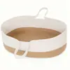 Nueva Cesta Portátil para Bebé con Doble Asa, Mesa Cambiador de Pañales, Cesta Plegable de Cuerda de Algodón para Salidas, Venta al por Mayor Transfronteriza