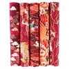 Set de tela patchwork de 5 colores dorado tela floral estilo japonés algodón floral hecho a mano diy tela de algodón tela al por mayor tela estampada para cabeza