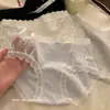 Bragas Jacquard de Algodón Puro para Mujer con Encaje Dulce, Antibacterianas 10A, Entrepierna de Algodón Puro para Bebé Clase A, Bragas de Cintura Media que se Ajustan a las Caderas