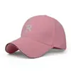 Boné de Baseball Bordado com Letra Coreana Tendência para Homens e Mulheres Tecido Stair Simples Boné de Casal Moda Casual ao Ar Livre
