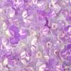 Acrílico AB Color Mágico Pétalos de Flor de Magnolia Piezas de Flor de Tres Hojas Cuentas Cargadas Pasador de Pelo DIY Pasador de Pelo Material de Cuentas Accesorios