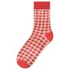 Nuevos calcetines rojos grandes de otoño e invierno con el mismo calcetín del año de la serpiente del libro rojo ins tendencia este año calcetines de tendencia de vida algodón calcetines Zhuji al por mayor