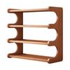 Suporte para copos de mesa, suporte para copos pequenos, prateleira de armazenamento simples para mesa, suporte para organização de várias camadas