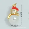 Venta directa del fabricante: Caja de regalo de Navidad de 18 quilates con microincrustaciones de cobre, accesorios de colgante con goteo de aceite, accesorios para pulsera y collar, accesorios para DIY