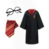 Capa Mágica de Harry Potter Traje de Academia Disfraz de Mago para Halloween Uniforme Escolar Disfraz para Comic Con