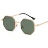 Metal Nuevo Degradado Alta Calidad Gafas de Sol Mujer Estilo Coreano Talento Retro Moda Hombre Marco Grande Gafas de Sol de Moda Celebridad de Internet