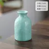 Vaso Cerâmico Colorido Pequeno Transfronteiriço Arranjo de Flores Hidropônicas Recipiente para Flores Secas Decoração de Sala de Estar Mesa de Escritório Esmalte Colorido Artesanal