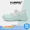 Sapatos Unissex de Verão com Velcro Feios Fofos Cabeça Grande Femininos ZHQ5010 Novos Sapatos Femininos Explosões Esportes ao Ar Livre Sapatos Casuais