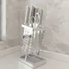 Estante para cuchillos de cocina de acero inoxidable 304, estante para cuchillos de verdura, estante de almacenamiento, escurridor doméstico para encimera para cuchillos, portacuchillos, venta al por mayor