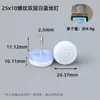 Uñas de pie de doble capa plástico muebles sofá taburete uñas de pie mesa y sillas de madera maciza elevación a prueba de humedad engrosado armario hogar pie silla