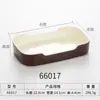 Brochetas de Vajilla de Melamina A5 Color Café Plato para Plato Lateral de Hot Pot de Buffet Plato para Barbacoa de Imitación de Porcelana Comercial Duradero para Uso Comercial