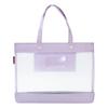 Bolsa de Mensalidade de Grande Capacidade Transparente Portátil Estudante Carregando Bolsa de Livros Botões de Pressão Bolsa de Mensalidade Saco de Armazenamento de Provas Saco de Classificação por Matéria