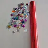 Cañón de confeti nuevo para Amazon transfronterizo para celebraciones de apertura y fiestas, papel de confeti colorido, directo del fabricante, 30 cm, Navidad