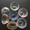 Tigela de Cristal Tigela de Salada Transparente Tigela de Abastecimento de Água Tigela Colorida Tigela de Água Benta para Homenagem Tigela de Óleo Essencial para Beleza e Cuidados com a Pele Suprimentos