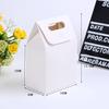 Bolsa de Papel Kraft Portátil Caja para Galletas Macarrones Pastel Caja de Empaque Caja para Dulces Snacks Caja de Papel Ecológica