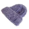 Gorro de punto de hermano gato para otoño e invierno, nuevo gorro cálido de felpa de estilo coreano, gorro de lana de color sólido de moda simple para mujer