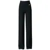 1038 Pantalones de Pierna Ancha de Invierno con Forro de Felpa de Mezclilla Nuevos de Cintura Alta Sueltos Adelgazantes Rectos talla extra Pantalones para Mujer de mediana edad y mayores