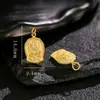 Pingentes de Prata S925 Banhada a Ouro com Estilo Antigo Oito Deuses Guardiões All-Over Acessórios de Moda DIY Novo Estilo Étnico Chinês