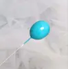 Balão pequeno tridimensional colorido decoração de bolo de aniversário para assar balão de confissão plug-in para bolo cartão de festa infantil