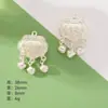 Aleación de Plata de Alta Venta Transfronteriza Longevidad, Riqueza, Inteligencia y Astucia Candado Colgante para Collar y Pulsera DIY Accesorios Colgantes Venta al por Mayor
