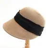 Sombrero de Paja Tejida de Color Sólido Simple de Estilo Nuevo con Ala Extendida para Mujer, Sombrero de Moda Versátil para Proteger del Sol al Aire Libre en Verano
