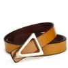 Cinto de Couro com Fivela de Placa Triangular Feminino Versátil Fino de Couro Bovino em Estoque Cinto Simples para Calça Feminino Cinto Feminino