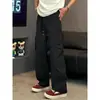 Nuevos Pantalones Cargo de Corte Gris Secado Rápido para Hombre Hielo Artificial Americano Transpirables Pantalones de Paracaidista Pantalones de Senderismo para Exteriores Negro Cintura Media