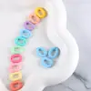 14*20 Cadena Acrílica para Maleta Tacto Suave Pintura de Goma Anilla Abierta Cadena para Teléfono Móvil DIY Accesorios de Joyería