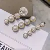 Estilo coreano ins TikTok Nuevo Retro Pluma Juego de 6 piezas Pasador Simple Pasador de Perla Pinza Lateral Pinza de Pato Juego