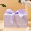 Caja de Regalo para Boda, Caja de Dulces, Caja de Empaque, Caja Vacía, Caja Dura para Recuerdos de Dama de Honor, Caja de Regalo al por Mayor, Caja con Sello Dorado para Llevar