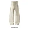 Primavera 2026 Nuevo Estilo Fondo Blanco Nuevo Estilo Chino Pantalones Curvos Imitación Lino M-5XL Hk26152-Especial P25-Control de Precio 48
