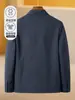 Jaqueta para o Pai, Roupa de Exterior Casual para Primavera e Outono, Novo Estilo Primavera e Outono para Meia-Idade e Idosos, Jaqueta Masculina de Caimento Solto
